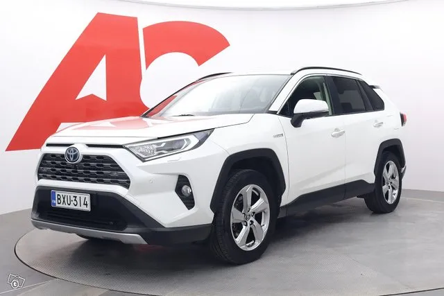 Toyota RAV4 2,5 Hybrid AWD-i Premium - JBL PREMIUM AUDIO / 360 KAMERA / VETOKOUKKU / SUOMI-AUTO / NAHKAVERHOILU / Image 1